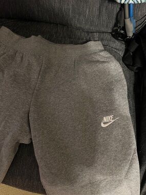 Nike Kids Gray Logo Sweatpants